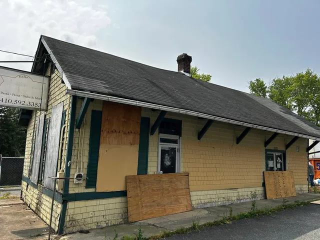 The Whistle Stop before restoration